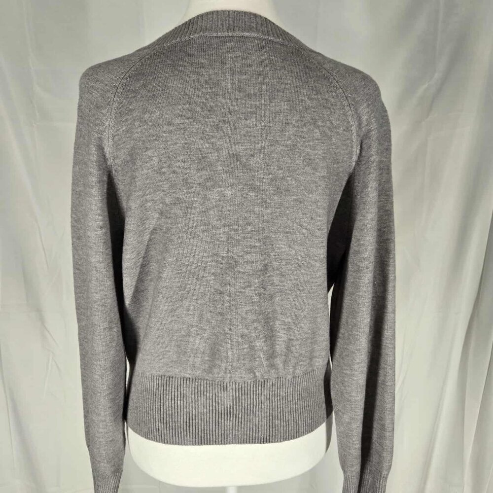 #118- Justify Button Down Grey Sweater - image 2
